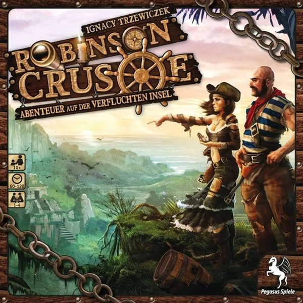 Pegasus Robinson Crusoe - Abenteuer Auf Der Verfluchten Insel, Brettspiel 2 Pegasus Robinson Crusoe - Abenteuer Auf Der Verfluchten Insel, Brettspiel – Bild 2