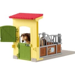 Schleich Farm World Ponybox Mit Islandpferd, Spielfigur
