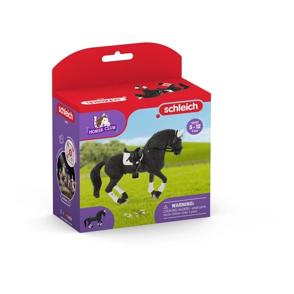 Schleich Horse Club Friese Hengst Reitturnier, Spielfigur 2 Schleich Horse Club Friese Hengst Reitturnier, Spielfigur – Bild 2