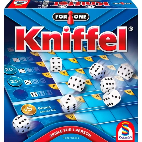 Schmidt Spiele For One - Kniffel, Würfelspiel 1 Schmidt Spiele For One - Kniffel, Würfelspiel