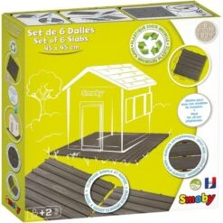 Smoby Bodenplatten-Set Mit Klicksystem, Gartenspielgerät