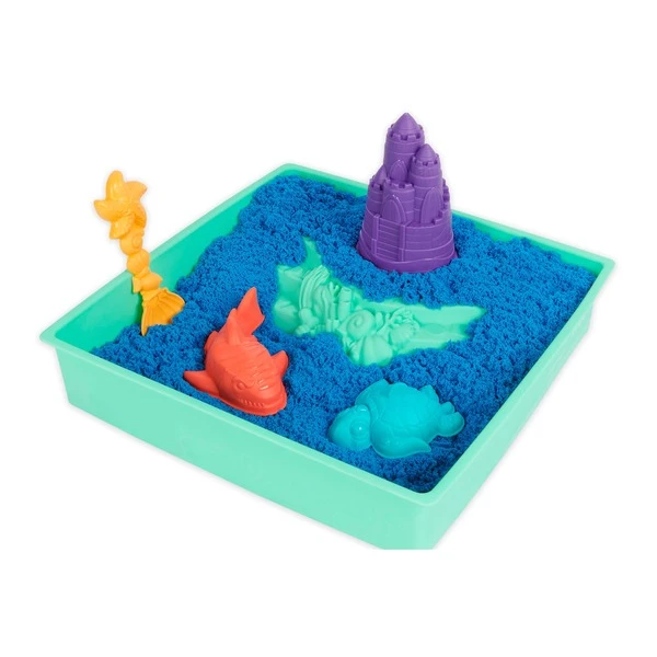 Spin Master Kinetic Sand - Sandbox Set Blau, Spielsand 2 Spin Master Kinetic Sand - Sandbox Set Blau, Spielsand – Bild 2