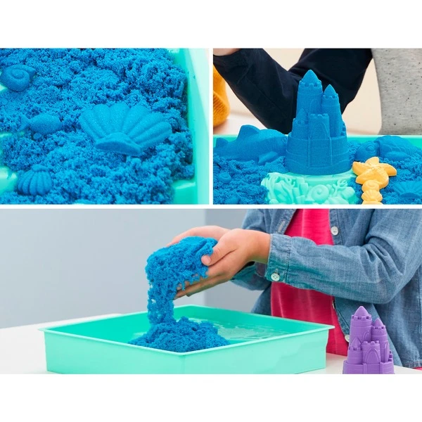 Spin Master Kinetic Sand - Sandbox Set Blau, Spielsand 4 Spin Master Kinetic Sand - Sandbox Set Blau, Spielsand – Bild 4