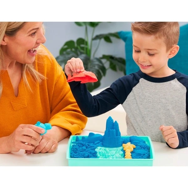 Spin Master Kinetic Sand - Sandbox Set Blau, Spielsand 6 Spin Master Kinetic Sand - Sandbox Set Blau, Spielsand – Bild 6