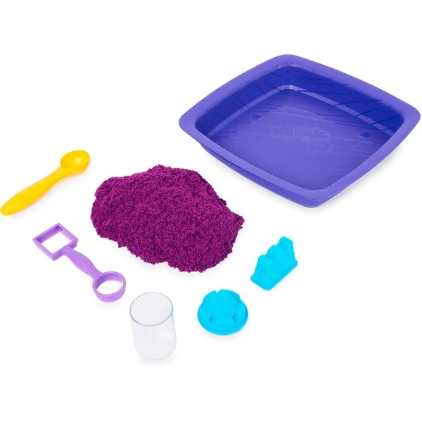 Spin Master Kinetic Sand - Schimmer Sandbox Set Lila, Spielsand 3 Spin Master Kinetic Sand - Schimmer Sandbox Set Lila, Spielsand – Bild 3