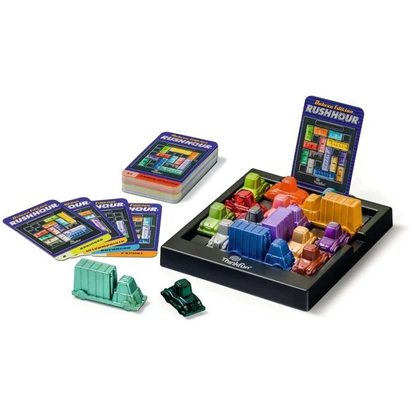 THINK FUN Rush Hour Deluxe 2021, Brettspiel 2 THINK FUN Rush Hour Deluxe 2021, Brettspiel – Bild 2