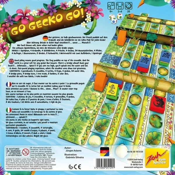 Zoch Go Gecko Go, Brettspiel 6 Zoch Go Gecko Go, Brettspiel – Bild 6